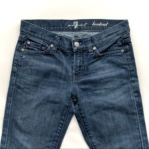 7 For All Mankind Bootcut Dark Wash Jeans Size 25
